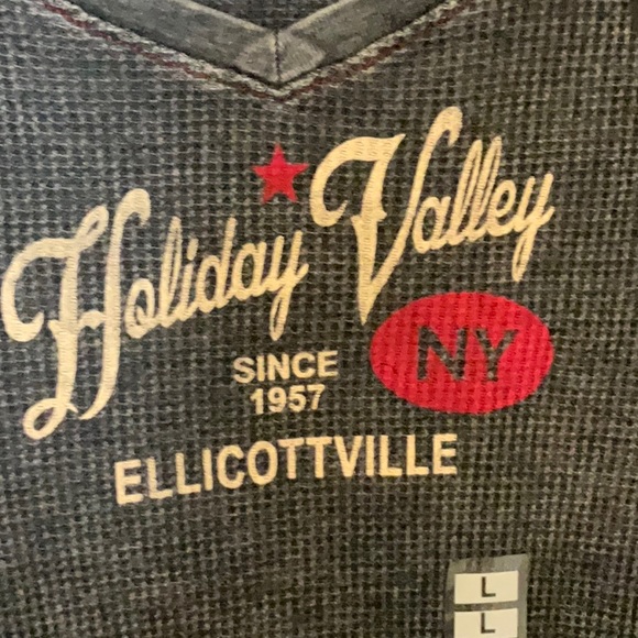 NWT Holiday Valley Premium 51 Long Sleeve Thermal Tee, Size Large - Picture 3 of 10